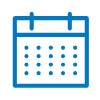 Icône de calendrier.