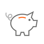 Piggy bank icon
