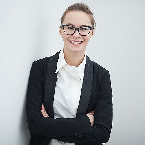 Smiling healthcare professional with imaging technology
