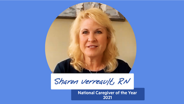 Sharon Verreault, RN, tells us why she loves working in homecare.