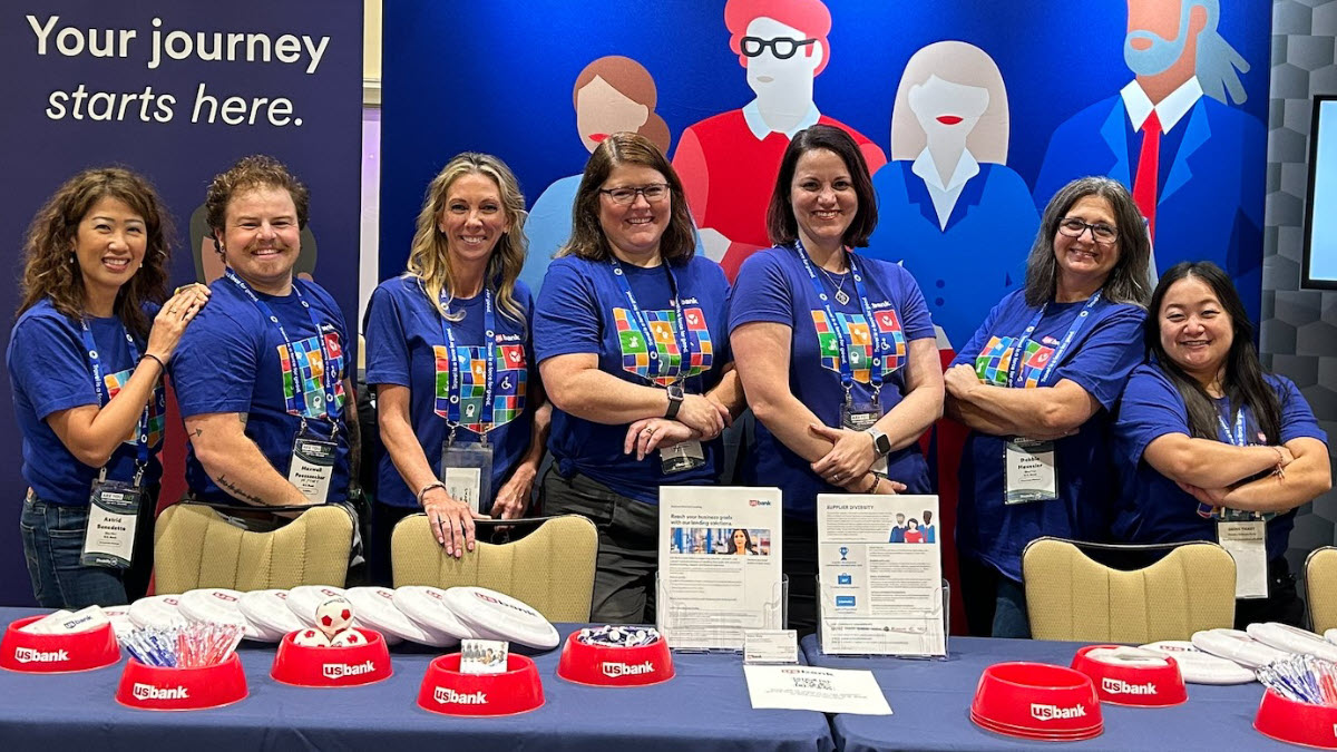 U.S. Bank employees at career fair